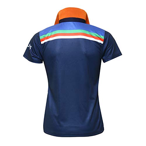 KD Cricket KD India Jersey Cricket Dri Fit Retro Uniform Half Full Sleeve T Shirt Supporter Match Team - Half Sleeve Plain 42