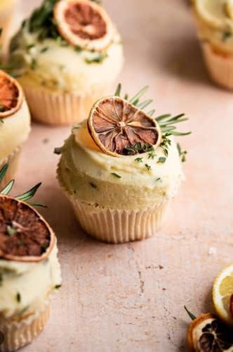 Drink Botanicals Ireland Dried Dehydrated Dried Lemon Slice Wheels | Natural | Dry Lemons for Garnish, Cocktails, Cooking, Baking, Drinks | 17+ Slices of Lemons | 40 Grams