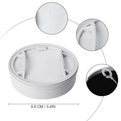 4 Stück Hepa Filter Ersatz für Philips 5000 Serie XV1651/01 XC5041, XC5043, XC5141, XC5142, XC5242, XC5243, XC5244 Kabelloser Staubsauger Ersatzteile, Akku-Staubsauger, Netz-Baumwollfilter
