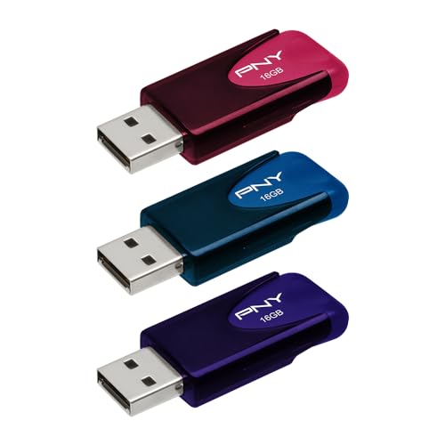 PNY 16GB Attaché 4 USB 2.0 Flash Drive 3-Pack - Image 3