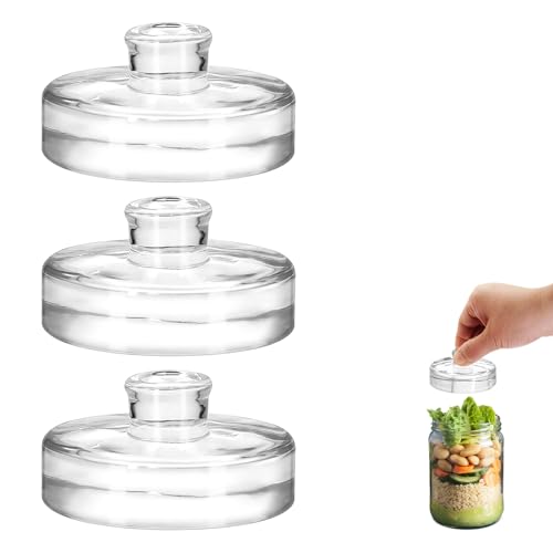 3Pcs Fermentation Glass Weights for Mason Jars