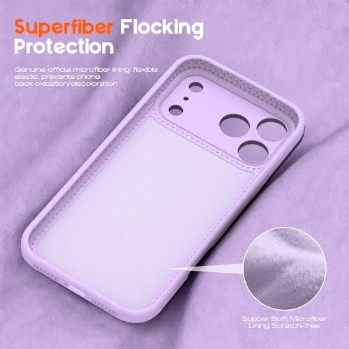 SKYLMW Striped Case for iPhone 18 Pro with Stand,6.3" Light Purple/White by SKYLMW - Used condition - Image 4