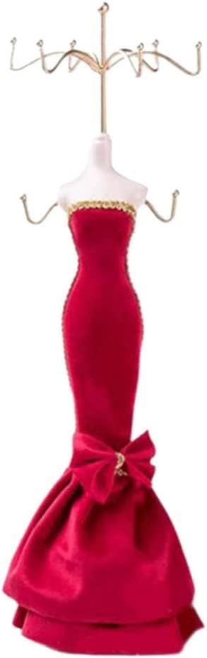 HBJWOV Jewellery Stand Hanging Mannequin Home Dressing Table Hanging Display Stand