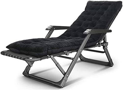 Chaises longues de jardin pliables et fauteuil de relaxation zéro gravité pour patio