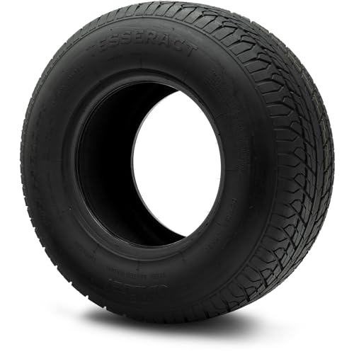 Odyssey Tesseract 205/65-R10 DOT Steel-Belted Radial Golf Cart Tire, 4-Ply Street Tire for 10-Inch Wheels, Single