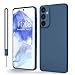 Andwing für Samsung Galaxy A55 Hülle, Silicone Handyhülle für Samsung Galaxy A55 4G/5G mit Weichem Kratzfestem Mikrofaserfutter, Rundumschutz Schutzhülle Slim Case für Samsung Galaxy A55 Dunkelblau Galaxy günstig Kaufen-Andwing für Samsung Galaxy A55 Hülle, Silicone Handyhülle für Samsung Galaxy A55 4G/5G mit Weichem Kratzfestem Mikrofaserfutter, Rundumschutz Schutzhülle Slim Case für Samsung Galaxy A55 Dunkelblau
