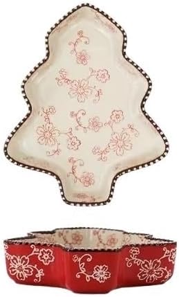Lasagna Pans Ceramic Pie Wide Noodles Baking Plate Creative Design Non Stick Oven, 800ML for Baking Cake