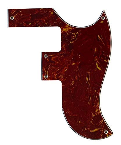 Golpeador de guitarra personalizado para Epiphone LTD SG-Special P90 estilo (4 capas de tortuga roja)