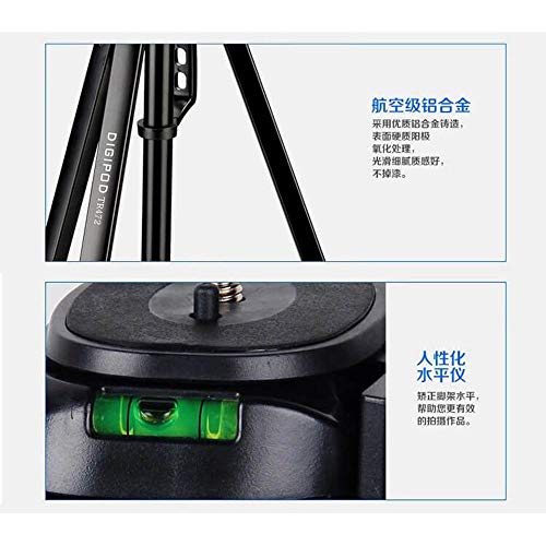 Tripé Compacto TR472 com Cabeça 360° de 1.70m até 4Kg para Câmeras e Filmadoras