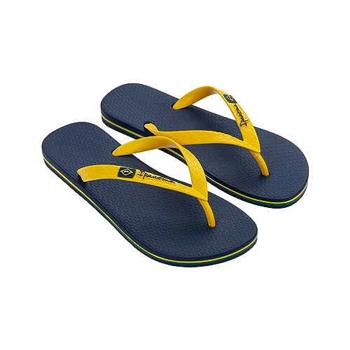 Ipanema Herren CLAS Brasil II AD Flipflop, Blue/Yellow, 38 EU