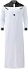Muslim Kaftan Men Abaya Men's Muslim Kaftan Robe Robe Crew Stand-Up Collar Thobe Arabic Prayer Eid Clothing Islamic Clothing from the Middle East Prayer Clothing for Men