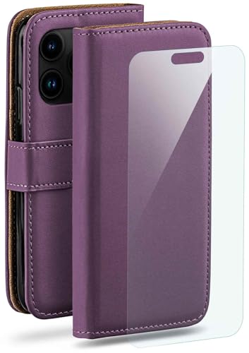 Housse iPhone 15 Pro violette moex idéale pour voyager léger avec vos cartes