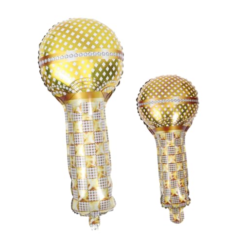 LIOOBO ���F�}�C�N�^�A���~�z�C���o���[�� �a���� �x�r�[�V�����[�����p�[�e�B�[�f�R���[�V���� �ʐ^�B�e�p�����p�i 2�Z�b�g