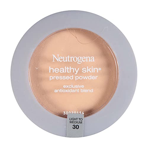 Neutrogena Healthy Skin Pressed Powder, Light To Medium [30] 0.34 Oz (Pack Of 4) #TOP3