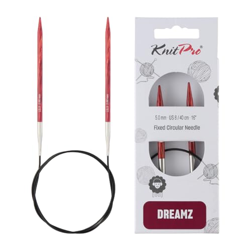 KnitPro Dreamz Fixed Circular Needles 16\" (40cm) | US Size 8 (5mm)