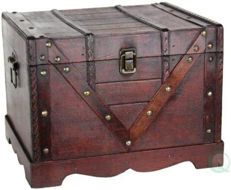 Wooden Treasure Box, Old Style Treasure Chest