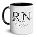 FriendsCustom Personalized RN Nurse Mug, Registered Nurse Coffee Mugs, Graduation Gifts For Medical Students, Doctors Gifts For Women Men, RN Gift For Nurses Doctors, Funny Gift For Her Him