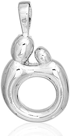 Sexy Sparkles Family Pendant Necklace – Stainless Steel Chain with Lobster Clasp, Ideal for Personalized Jewelry - Style A image 4