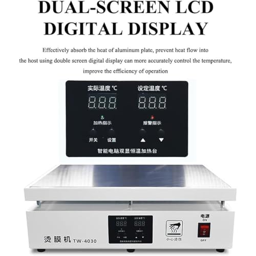 Máquina Envolvedora De Celofán De 1200 W, Selladora Térmica De Sobremesa para Cajas De Té, Envoltura Manual con Pantalla De Doble Temperatura