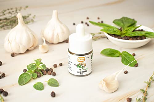Image of Spice Drop Pack Of 6 Herbs Extracts - 100% Natural - For Cooking, Baking, Sauce, Dips - Each 0.17oz (180 drops) | Holiday Gift Pack | Authentic Flavor | Vegan | Keto & Paleo Friendly | Non-GMO