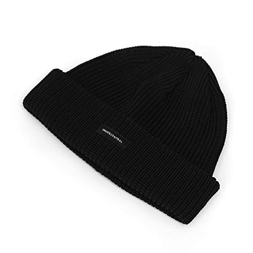 Undercontrol Aerocool Summer Beanie Free Size Cooling For Men Women - Unisex Plain Skull Hat Cap - Made In Korea (Black) #TOP2