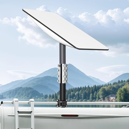 Starlink Gen 2 RV Ladder Mount, Starlink Pole Mounting Kit for Starlink Internet Kit Satellite, Compatible with Starlink Standard Actuated and High Performance Dishes