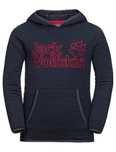 Preisvergleich Produktbild Jack Wolfskin Kinder Modesto Hoody Kids Warmer Fleecepullover, Night Blue, 140
