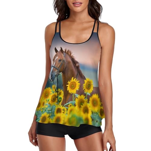 Short de garçon maillot de bain tankini masquant les formes avec élégance