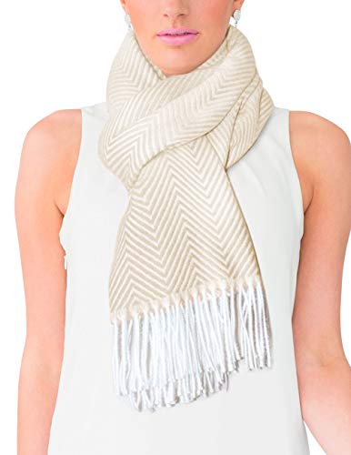 Dahlia Women's Winter Scarf - Synthetic Cashmere, Long & Soft2