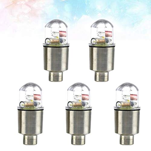 Luzes de LED para pneus de motocicleta e bicicleta, 8 peças da LIOOBO