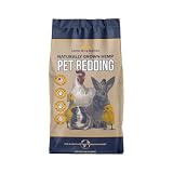 Eaton Pet and Pasture Naturally Grown Hemp Pet Bedding for Chickens, Nesting Boxes, Rabbits, Hamsters, Small Pets, Highly Absorbent, Hypoallergenic, Eco-Friendly, Farmer Owned 33LB