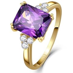 D-Simulated Amethyst-14K Gold Plated