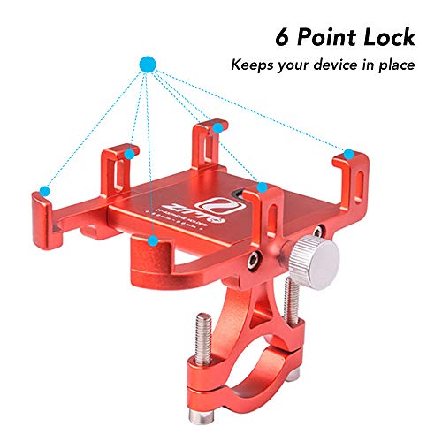 Loijon Suporte do telefone da bicicleta Universal ajustável bicicleta celular GPS Mount Holder Brack