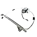 A-Premium Power Window Regulator with Motor Replacement for Jeep Liberty 2006-2007 Hole Style Rear Left Driver Side