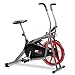 FITFIU FITNESS BELI-150 - Vélo elliptique à résistance à air avec selle réglable et écran LCD multifonctionnel, Appareil de fitness pour la résistance et le cardio-training