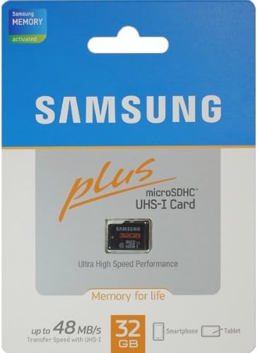 Samsung MicroSDHC 32GB Class 10 Plus UHS-I Memory Card