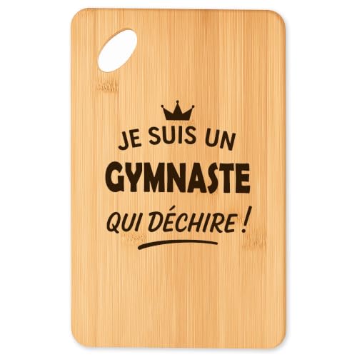 Planche découper plateau apéro bambou cuisine cadeau ustensile bois - 2