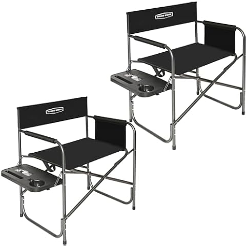 YOUNG WOOD Camping Chair with Table Cover