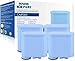Filtr do kawy w pełni automatyczny filtr wody zamiennik do Saeco AquaClean CA6903/00 CA6903/01 CA6903/99 CA6903 CA6707 filtr wapniowy, Aqua Clean wkład filtrujący 4 sztuki GOLDEN ICEPURE (faktura w zestawie)