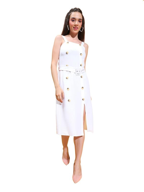 princess polly baby blue dress Designer Calvin Klein Belted Midi Dresses for Women - Up to 50% off