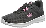 Modischer Sneaker Lico Eliana Damen Sneaker, Anthrazit/ Pink, 37 EU