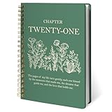 XYMBF 21st Birthday Notebook Journal, 21st Birthday Gifts Notebooks for Daughter Friends, Sage Green Chapter Twenty-One Memory Journal, Hardcover Spiral Notebook 5.5x8.3 Inch