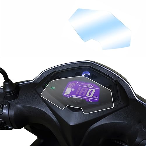 Film de protection contre les rayures pour moto Yamaha AS125, écran et tableau de bord préservés