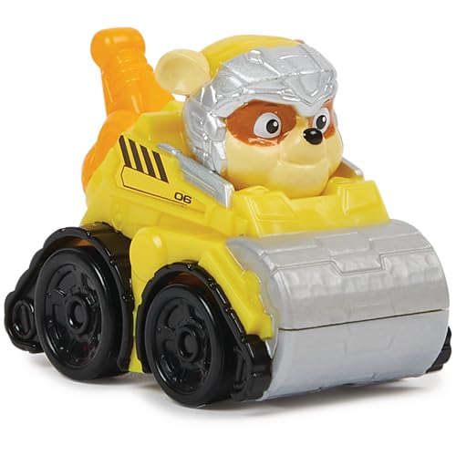 PAW PATROL: La Gamme Pup Squad Racers de cinéma Mighty avec Mini bolides et Figurine de Chiot Fixe, Convient aux Enfants à partir de 3 Ans