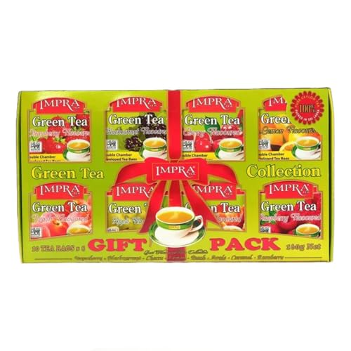 Gift Pack Assortment - 80 Individually Wrapped Tea Bags - Pr