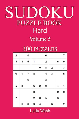 300 Hard Sudoku Puzzle Book: Volume 5