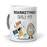 Taza Regalo Personalizado y Divertido Marketing. Marketing Mola un Huevo. Cerámica AAA - 350 ml.