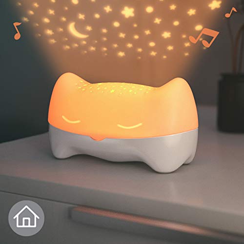 Benbat Hooty Baby Soother And Projector - Sound And Sleep Projector With Glowing Night Light And Starlight Projection Image For Nursery Or Car - For Use At Home Or On-The-Go #TOP2