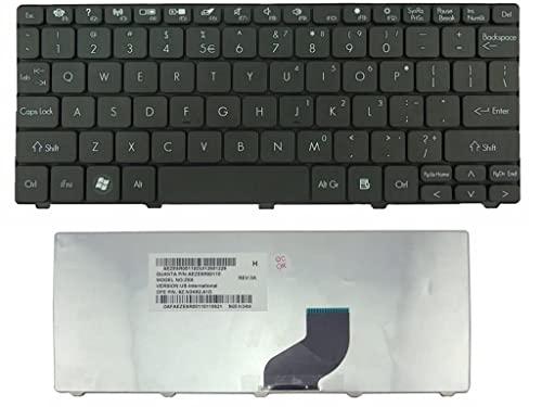 Vervang het toetsenbord Toetsenbord compatibel met Gateway LT2106u NSK-AS41D US Zwart Duurzame accessoires