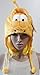 cartoon larva yellow Doll Figure Hat Cap Earmuffs Pretend Play Costume incredible comic show larva